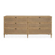 Uttermost Coast 6 Drawer Rattan Chest