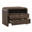 Uttermost Decatur Dark Walnut Side Table