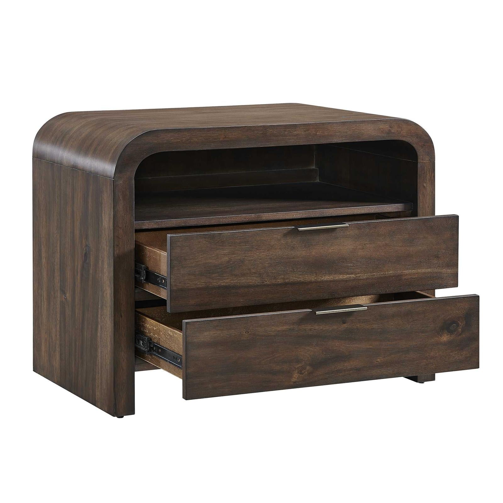 Uttermost Decatur Dark Walnut Side Table