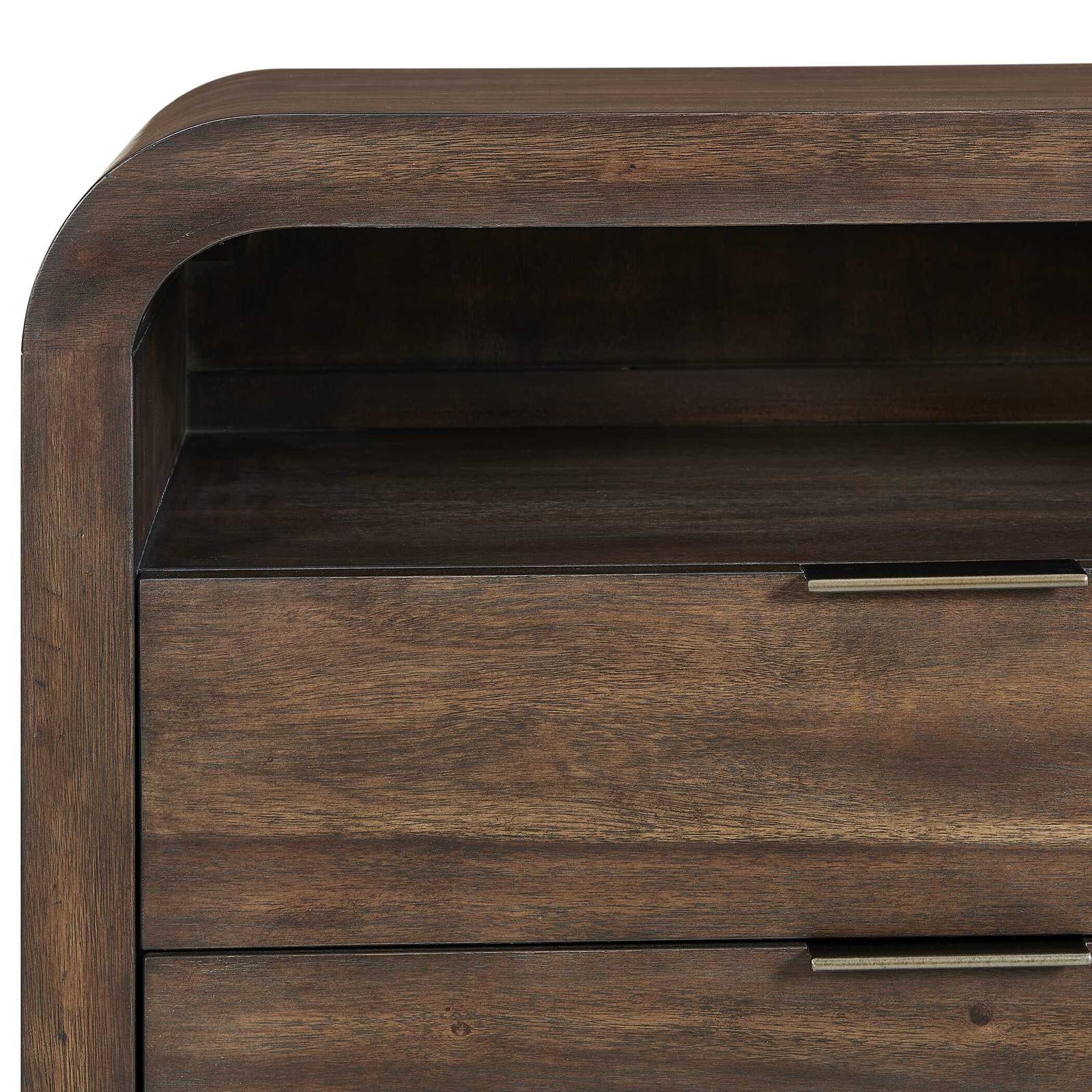 Uttermost Decatur Dark Walnut Side Table