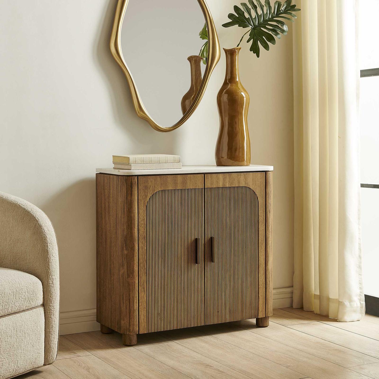 Uttermost Mebarak Reeded 2 Door Cabinet