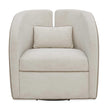 Uttermost Vega Ecru Swivel Chair