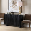 Uttermost Mercado Black 3 Door Cabinet