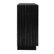 Uttermost Mercado Black 3 Door Cabinet