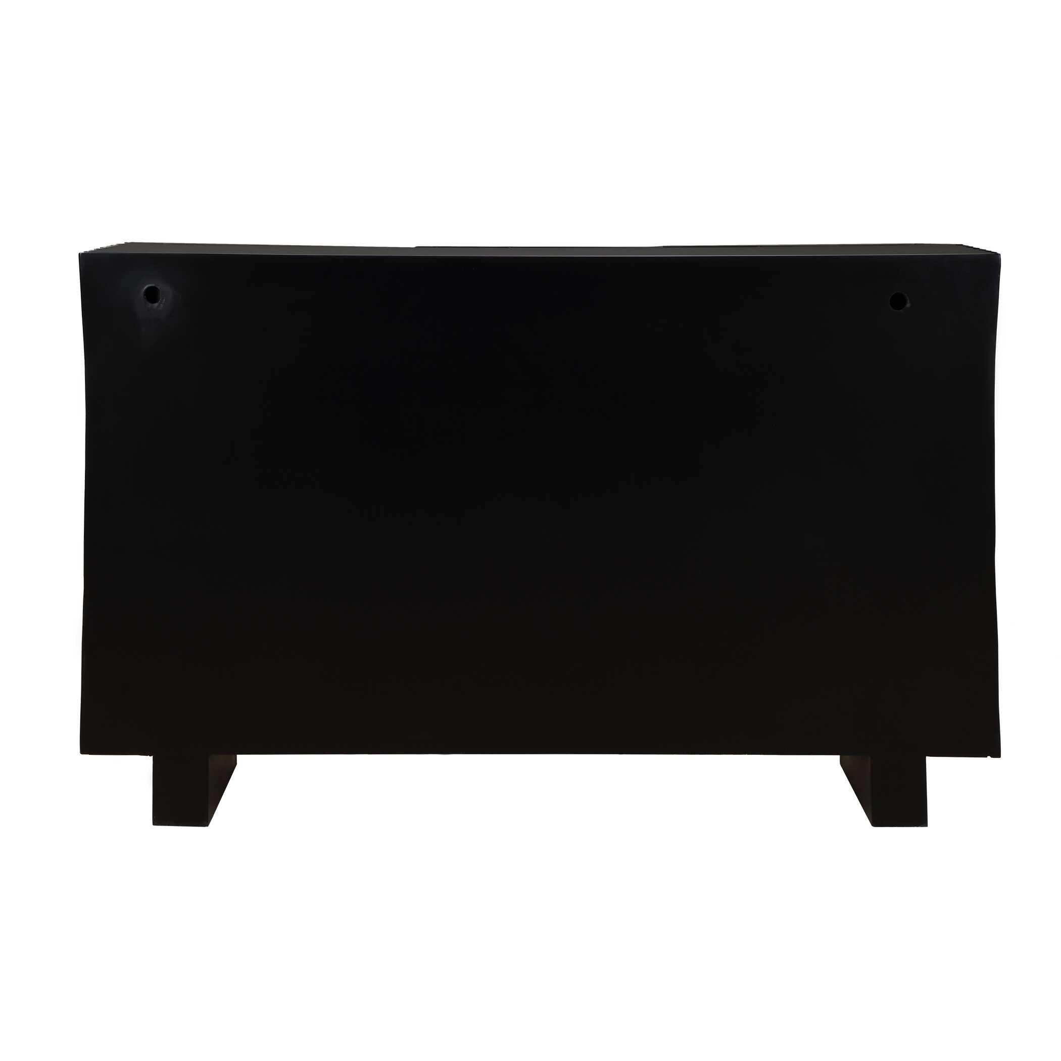 Uttermost Mercado Black 3 Door Cabinet