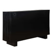 Uttermost Mercado Black 3 Door Cabinet