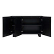 Uttermost Mercado Black 3 Door Cabinet