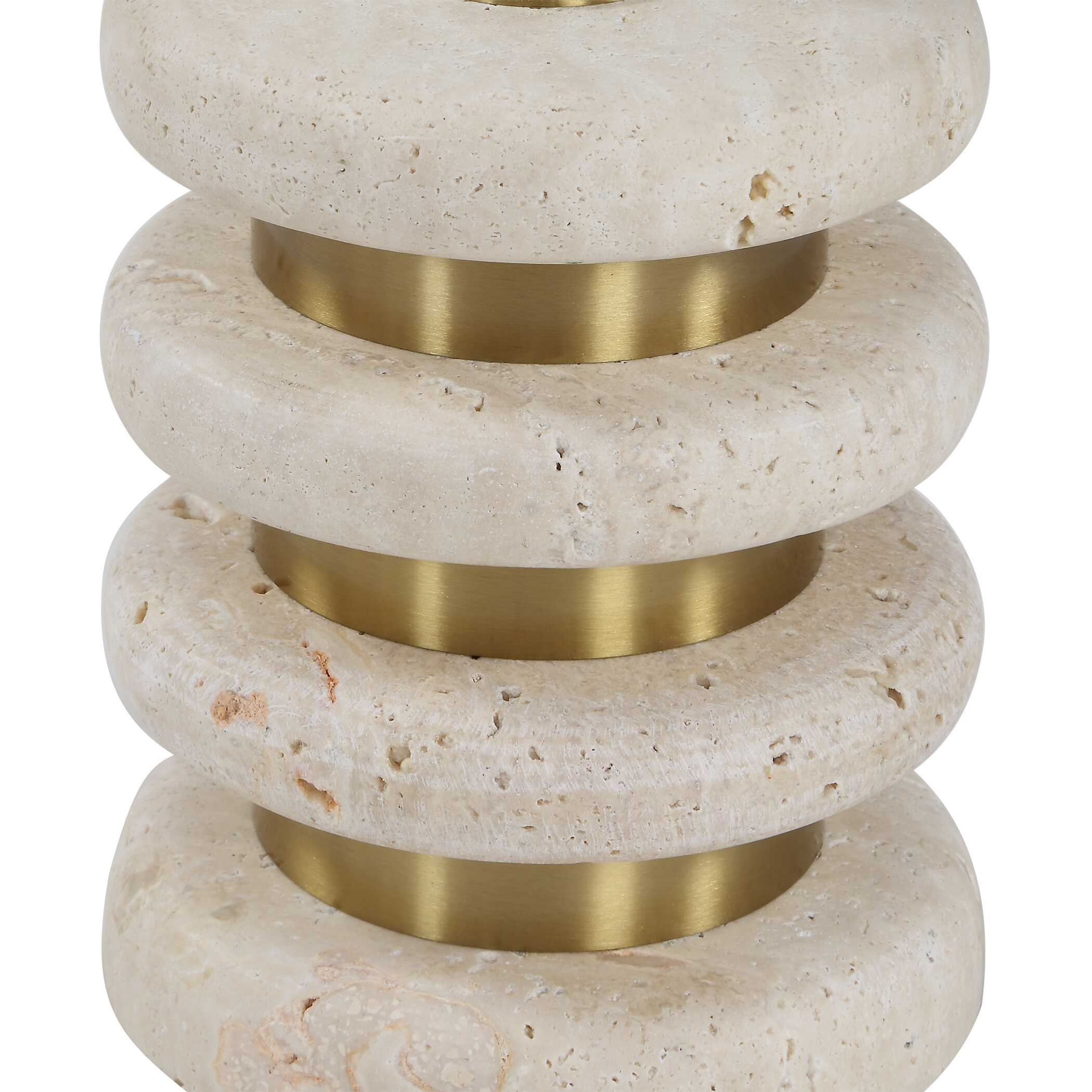 Uttermost Adames Travertine Drink Table