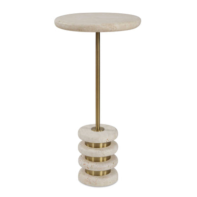 Uttermost Adames Travertine Drink Table