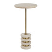 Uttermost Adames Travertine Drink Table