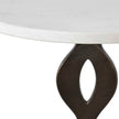 Uttermost Ila Round White Drink Table