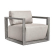 Uttermost Remsen Outdoor Weathered Gray/Dove Lounge Chair