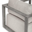 Uttermost Remsen Outdoor Weathered Gray/Dove Lounge Chair