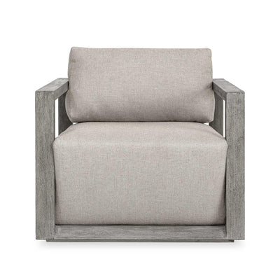 Uttermost Remsen Outdoor Weathered Gray/Dove Lounge Chair