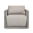 Uttermost Remsen Outdoor Weathered Gray/Dove Lounge Chair