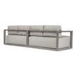 Uttermost Remsen Outdoor Weathered Gray/Dove Sofa