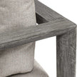 Uttermost Remsen Outdoor Weathered Gray/Dove Sofa