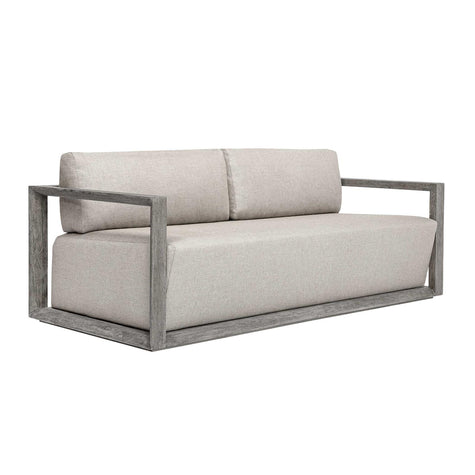 Uttermost Remsen Outdoor Weathered Gray/Dove Sofa