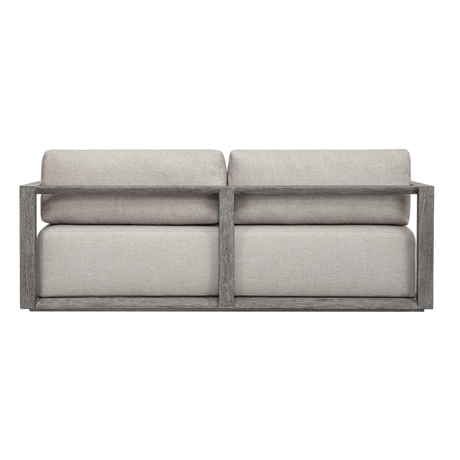 Uttermost Remsen Outdoor Weathered Gray/Dove Sofa