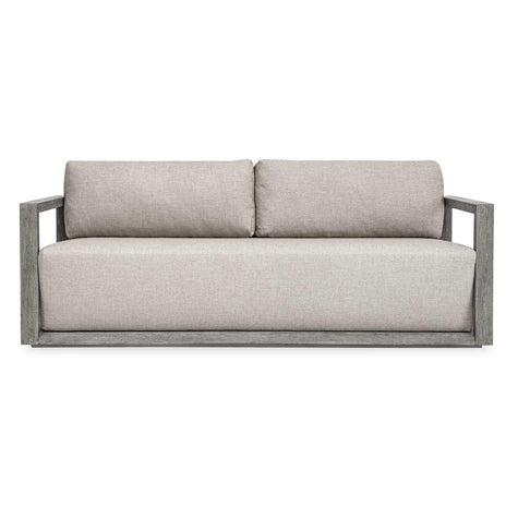 Uttermost Remsen Outdoor Weathered Gray/Dove Sofa