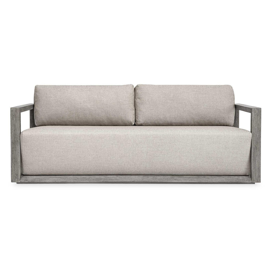 Uttermost Remsen Outdoor Weathered Gray/Dove Sofa