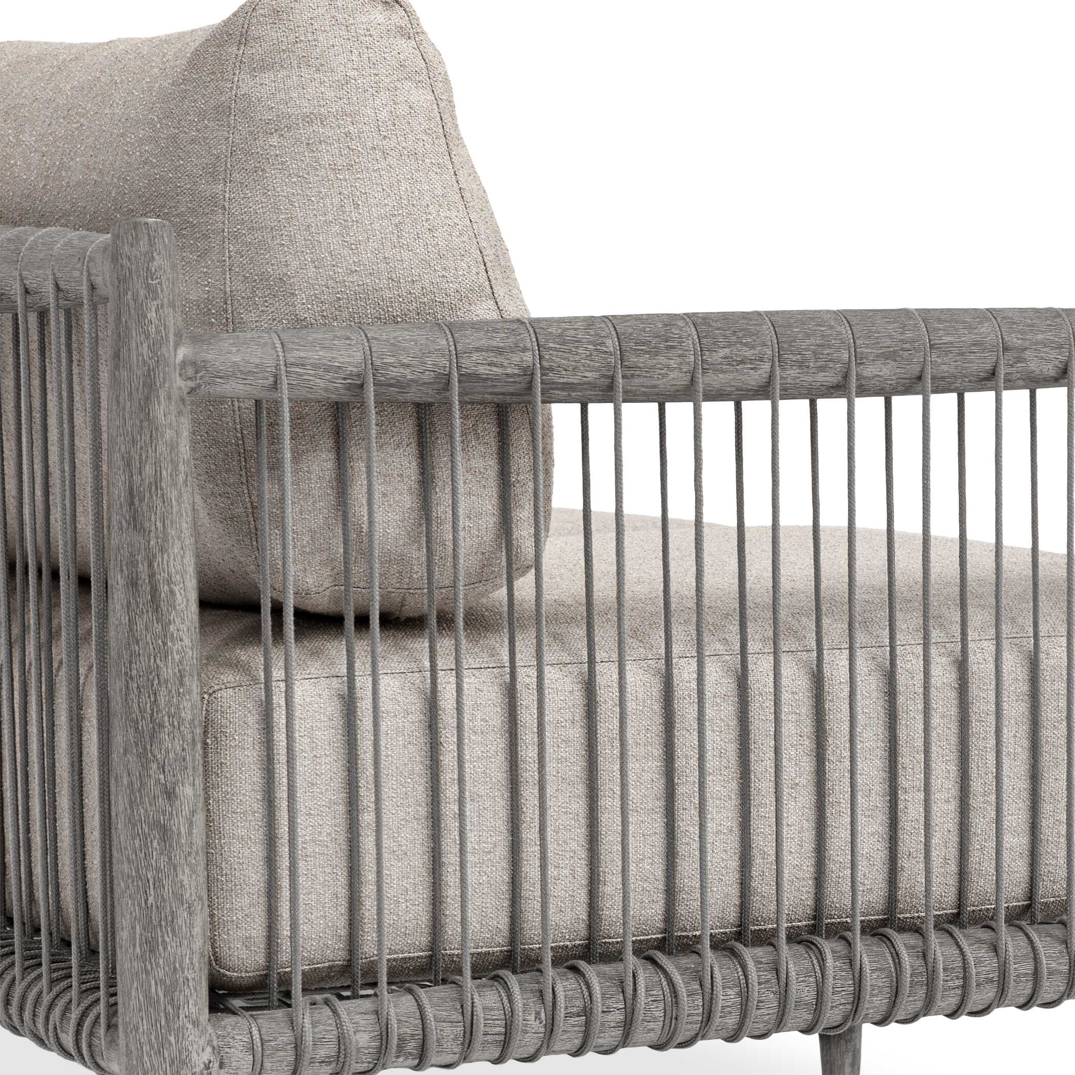Uttermost Borneo Outdoor Dove Sofa