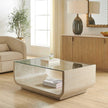 Uttermost Maeva Modern Glass Coffee Table