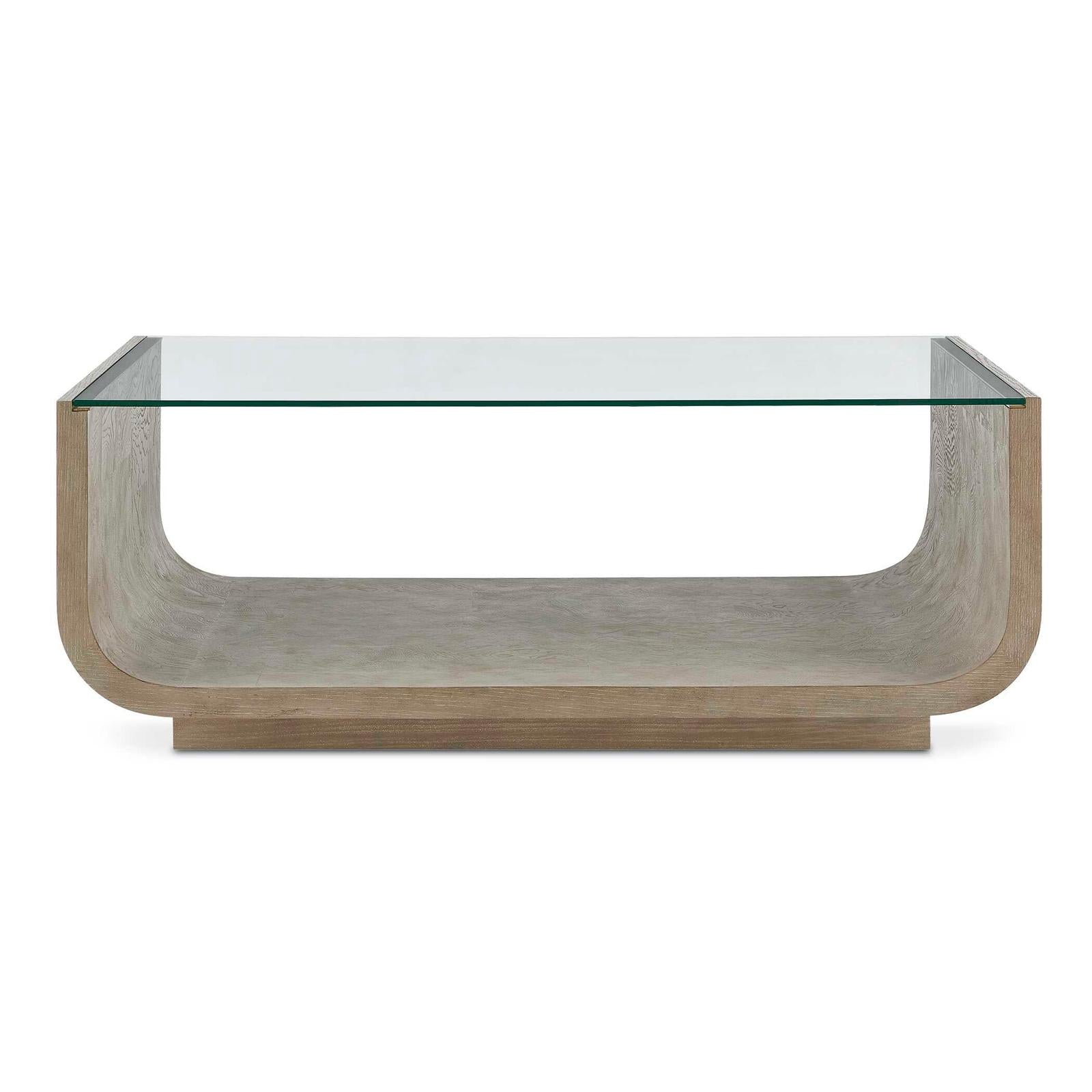 Uttermost Maeva Modern Glass Coffee Table
