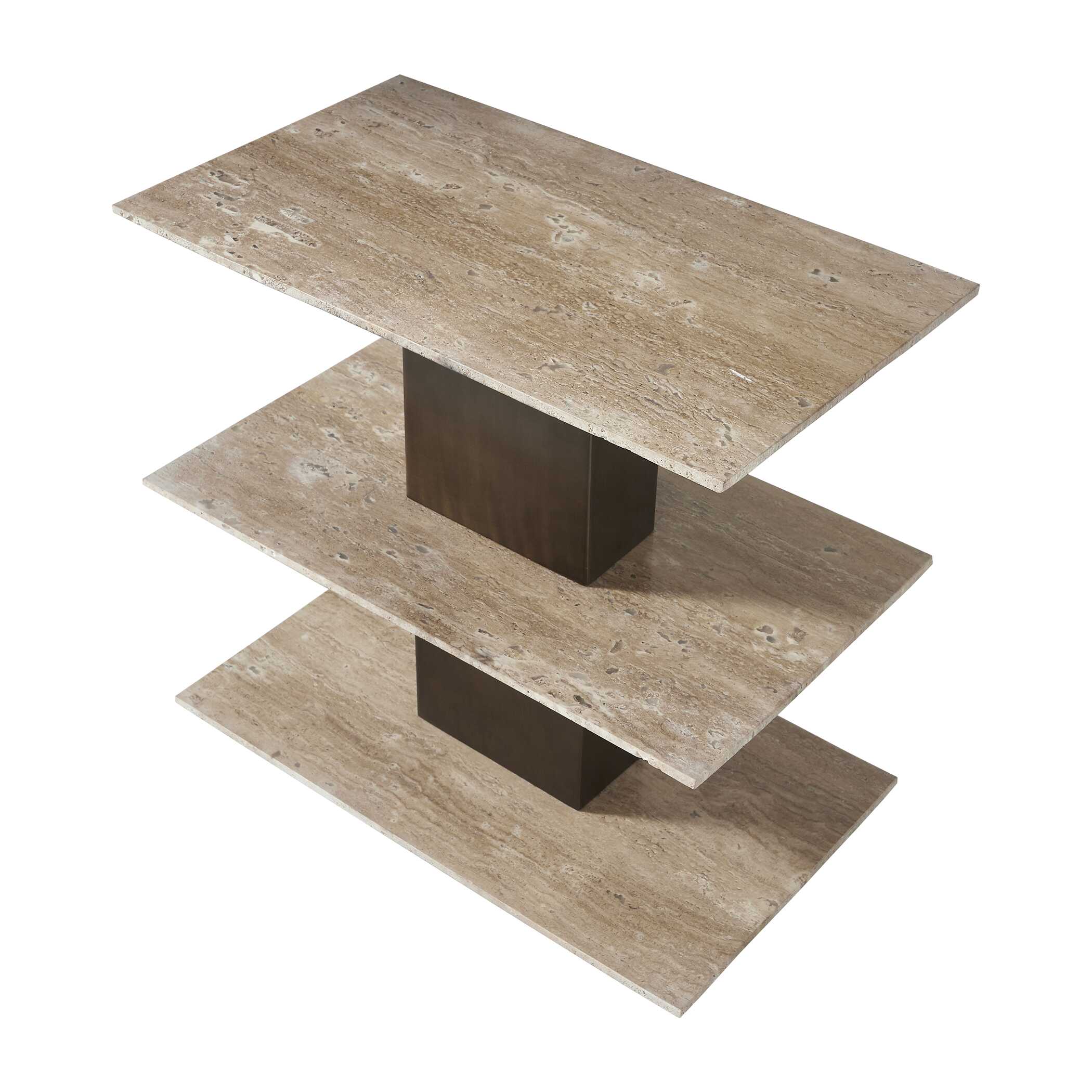 Uttermost Travertini 3 Tiered Accent Table