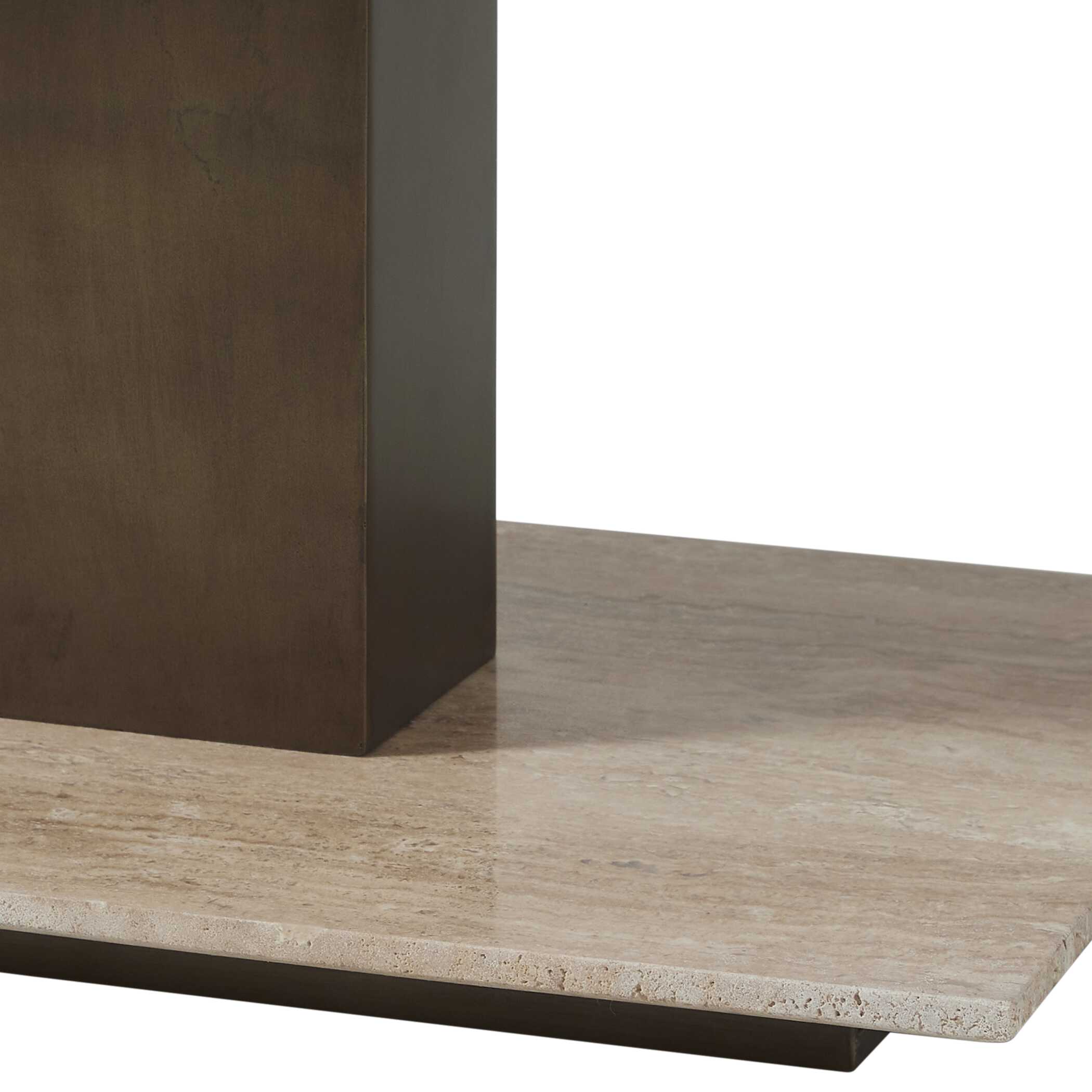 Uttermost Travertini 3 Tiered Accent Table