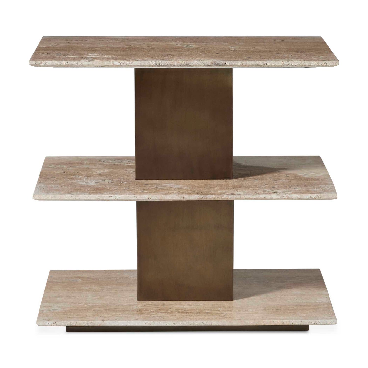 Uttermost Travertini 3 Tiered Accent Table