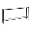 Uttermost Javana Glass / Iron Console Table