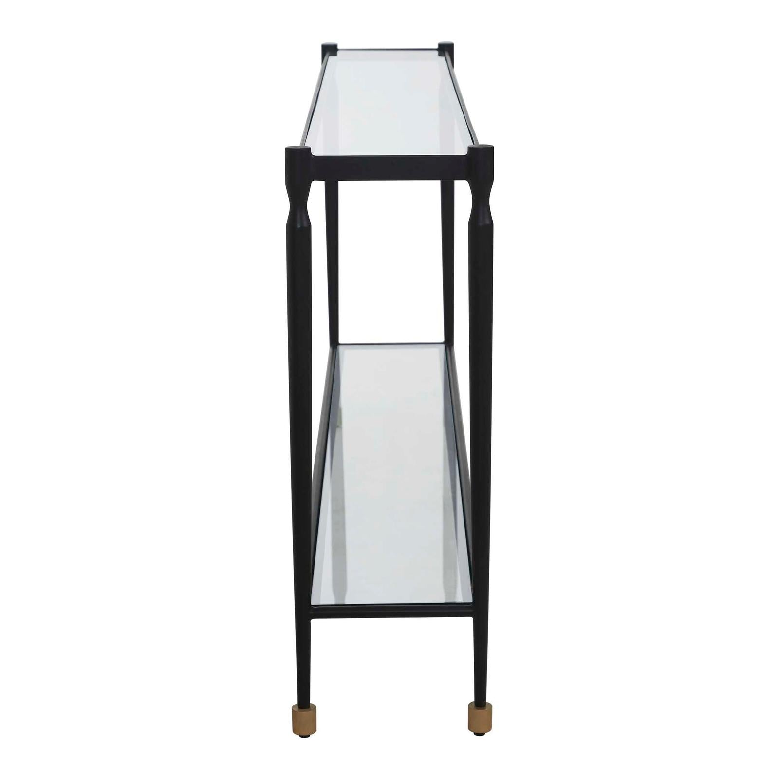 Uttermost Javana Glass / Iron Console Table