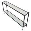Uttermost Javana Glass / Iron Console Table