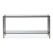 Uttermost Javana Glass / Iron Console Table