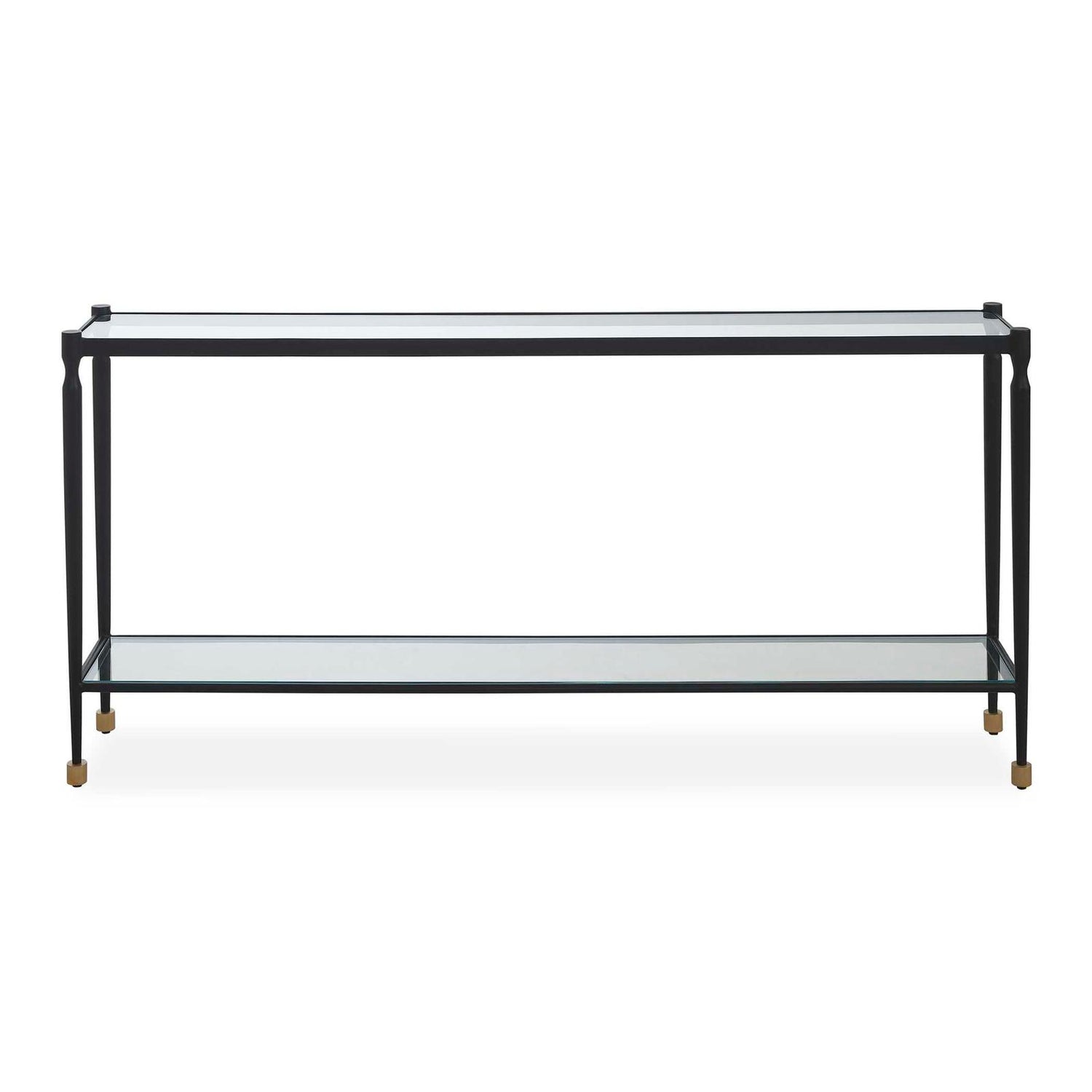 Uttermost Javana Glass / Iron Console Table