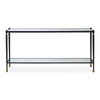 Uttermost Javana Glass / Iron Console Table
