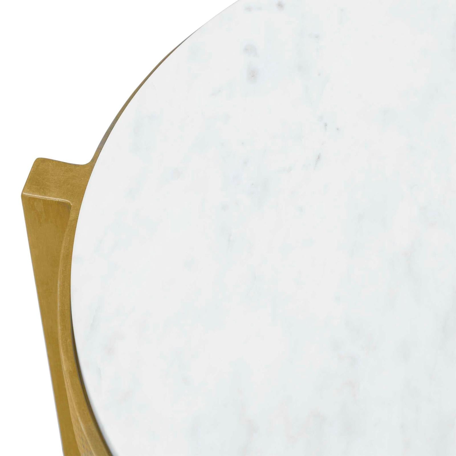 Uttermost Ocilla Antique Brass Accent Table
