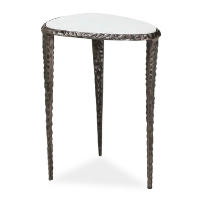 Uttermost Arnold White Marble Accent Table
