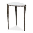Uttermost Arnold White Marble Accent Table