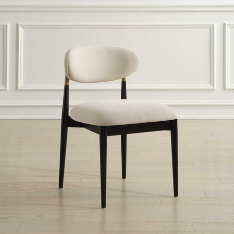 Uttermost Moxie Black Armless Dining Chair - Set of 2