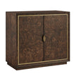 Uttermost Flores Burl Wood 2 Door Cabinet