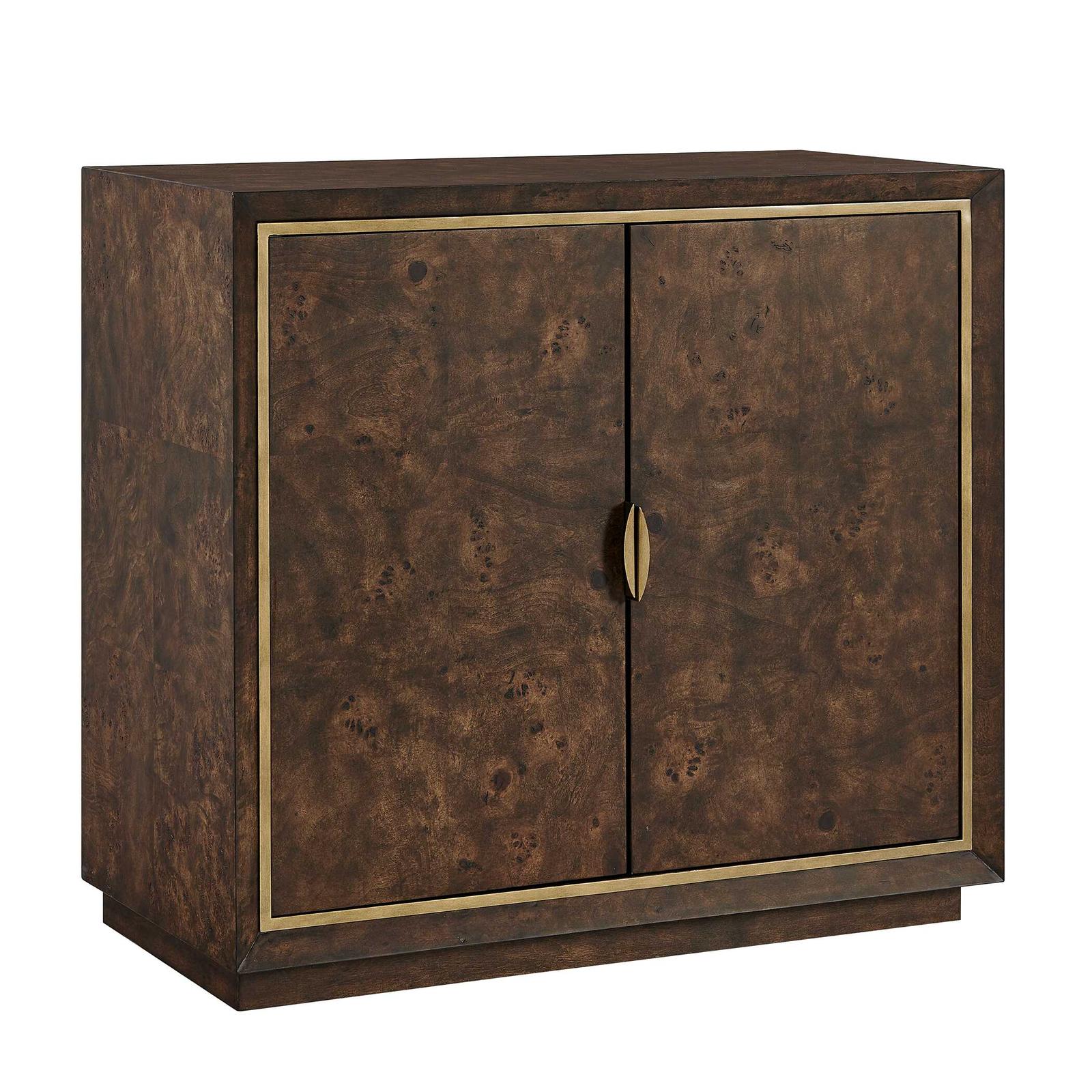 Uttermost Flores Burl Wood 2 Door Cabinet