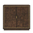 Uttermost Flores Burl Wood 2 Door Cabinet