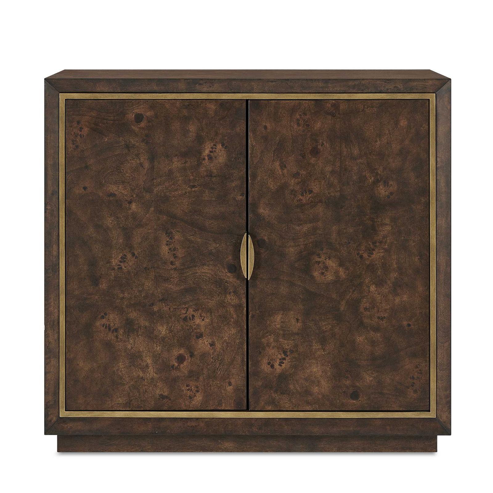 Uttermost Flores Burl Wood 2 Door Cabinet