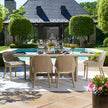 Uttermost Harbor Herringbone Indoor-Outdoor Dining Table