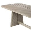 Uttermost Harbor Herringbone Indoor-Outdoor Dining Table