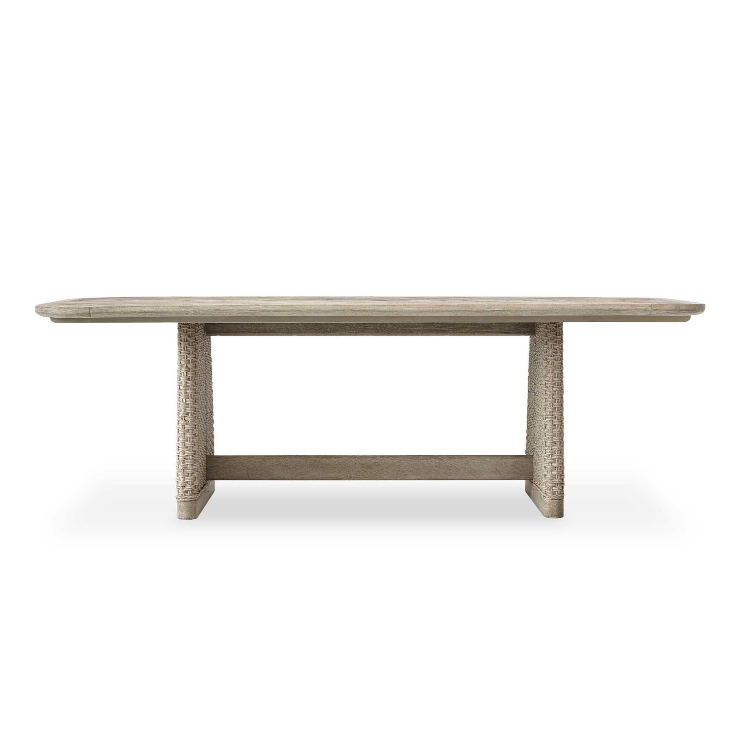 Uttermost Harbor Herringbone Indoor-Outdoor Dining Table