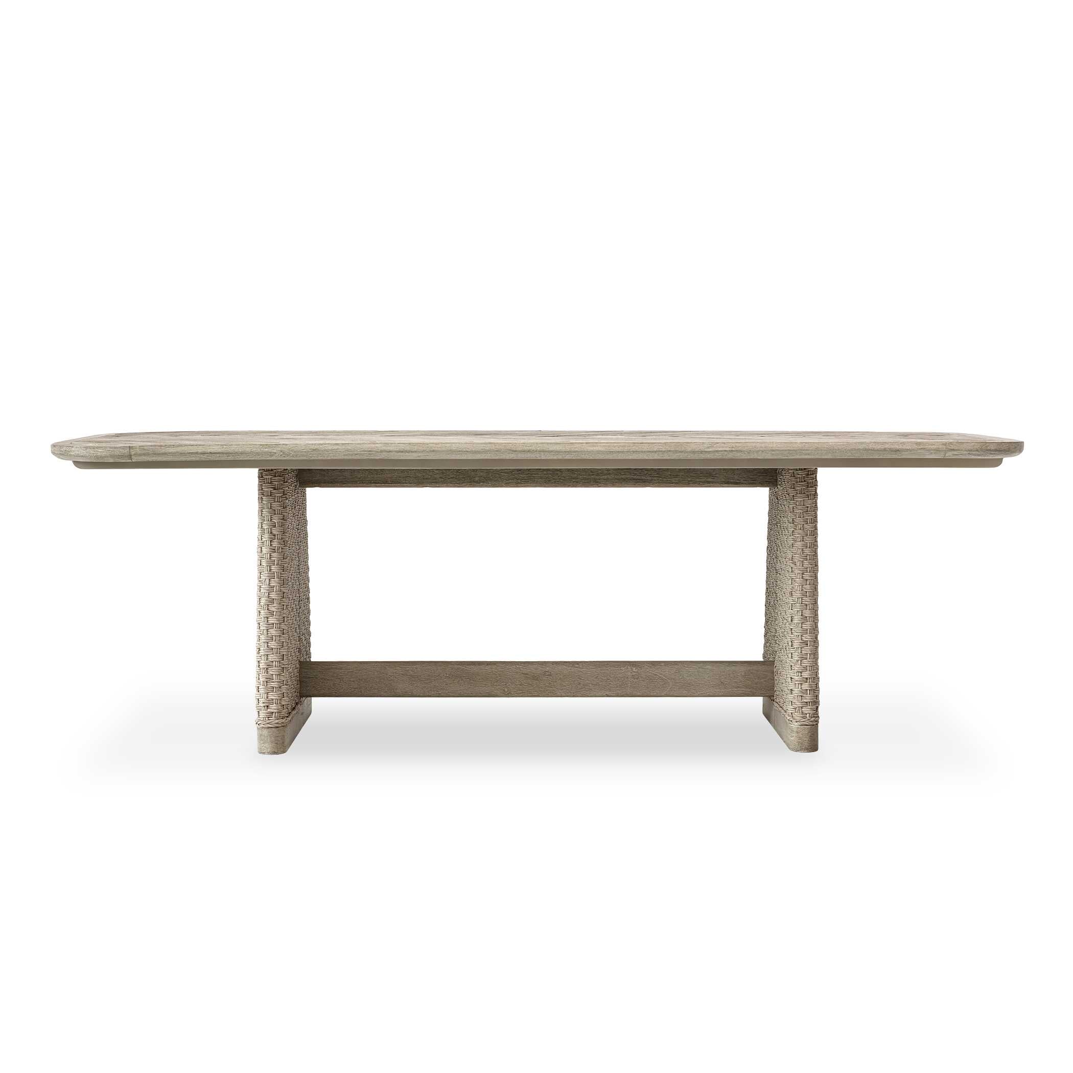 Uttermost Harbor Herringbone Indoor-Outdoor Dining Table