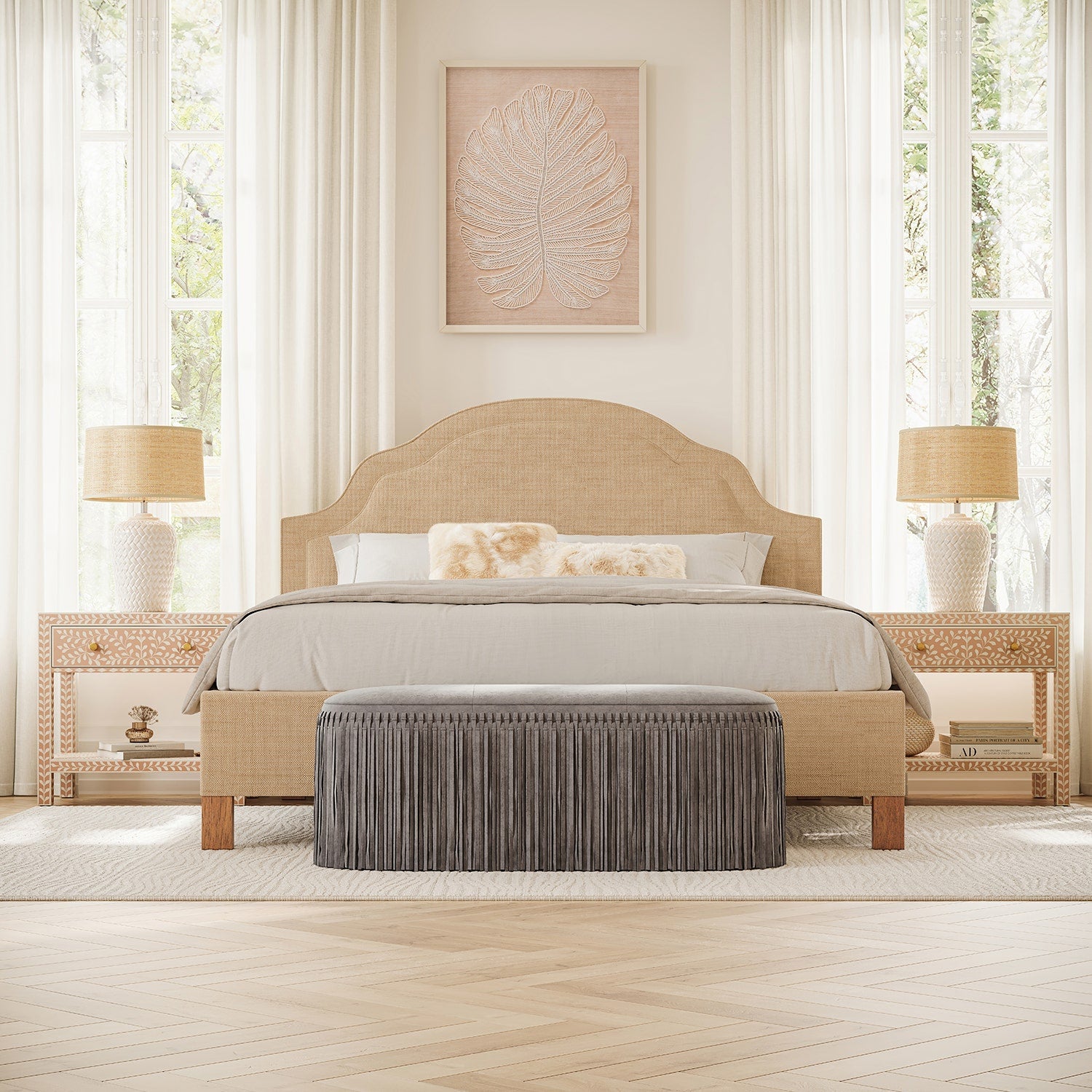 Scarlett Upholstered Bed
